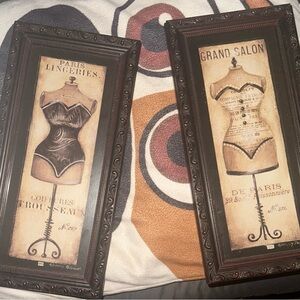 Gold Vintage Wall Decor Set – 4 Pieces – Bundle Deal